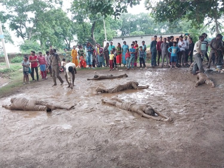 ग्राम पंचायत खोखरा में नगमात का हुआ आयोजन,वर्षों पुरानी परंपरा आज भी बरकरार