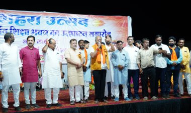 दशहरा आयोजनों में शामिल हुए सांसद बृजमोहन अग्रवाल,कहा- अहंकार और अति आत्मविश्वास ही विनाश का कारण है