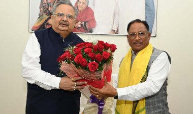 सीएम विष्णु देव साय ने विधानसभा अध्यक्ष डॉ. रमन सिंह को उनके जन्मदिन पर दी हार्दिक बधाई एवं शुभकामनाएं