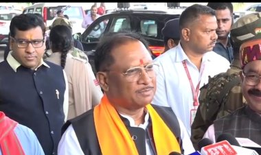 हरियाणा के सीएम के शपथ ग्रहण में शामिल होने सीएम साय उपमुख्यमंत्री साव और शर्मा के साथ रवाना