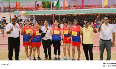 अखिल भारतीय वन खेलकूद प्रतियोगिता में छत्तीसगढ़ का दबदबा,71 पदक जीतकर प्रथम स्थान पर,तीसरे दिन प्रदेश के खिलाड़ियों ने जीते 14 गोल्ड मेडल