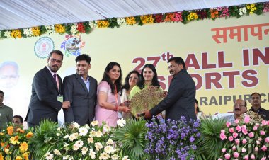 अखिल भारतीय वन खेलकूद प्रतियोगिता का समापन, छत्तीसगढ़ 97 गोल्ड के साथ रहा  अव्वल,शामिल हुईं मनु भाकर
