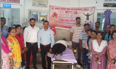 बरौद में 50 लोगों ने किया रक्तदान ,जीवन बचाने का दिया संदेश