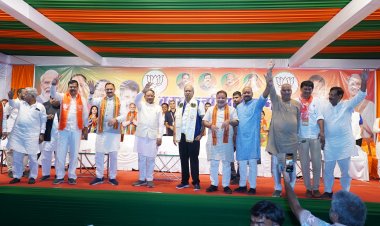 भाजपा ने फूंका चुनावी बिगुल, रायपुर दक्षिण में भव्य कार्यकर्ता सम्मेलन