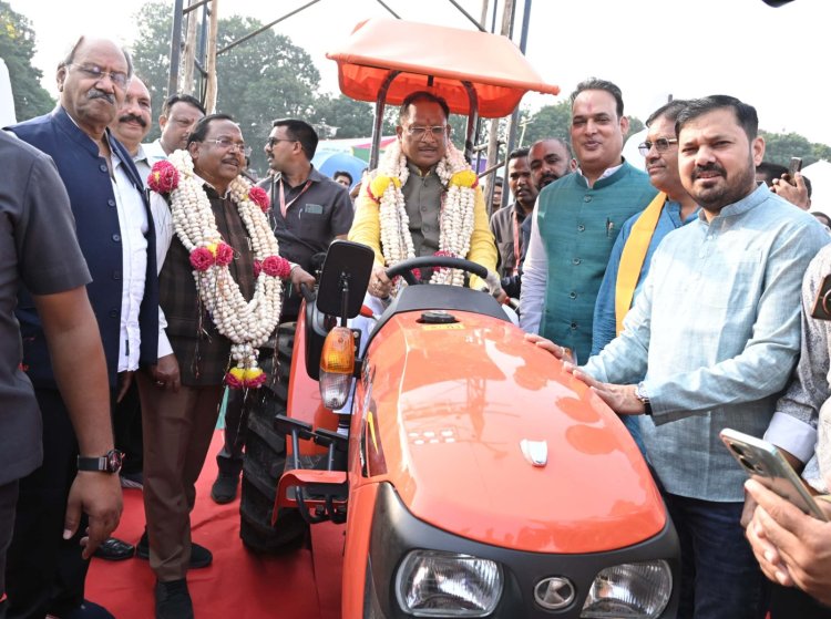 विकसित भारत बनाने में किसानों का योगदान महत्वपूर्ण : मुख्यमंत्री विष्णु देव साय
