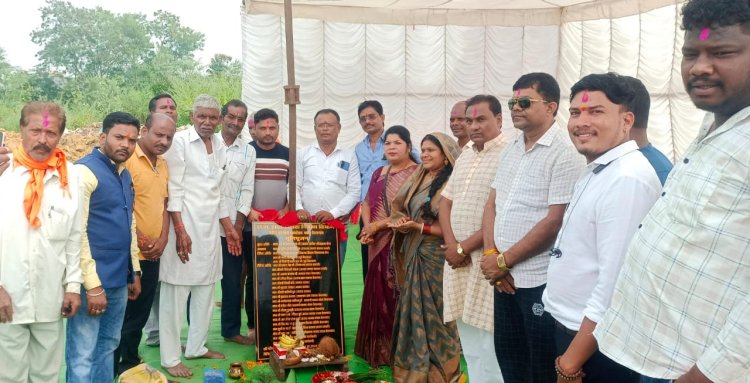 तहसील कार्यालय का किया गया भूमिपूजन