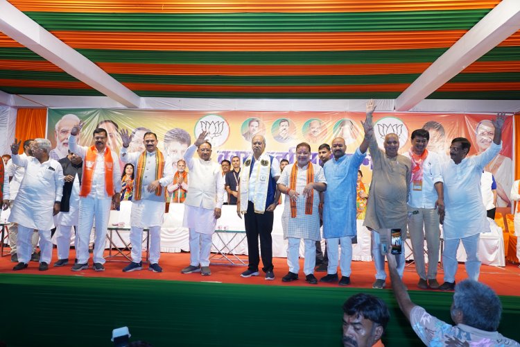 भाजपा ने फूंका चुनावी बिगुल, रायपुर दक्षिण में भव्य कार्यकर्ता सम्मेलन