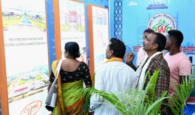 लोगों को लुभा रहा छत्तीसगढ़ विधानसभा के नए भवन का मॉडल