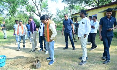 सीसी सड़क निर्माण के भूमिपूजन सहित अन्य कार्यक्रम में शामिल हुए बस्तर सांसद महेश कश्यप