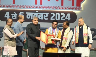 राज्योत्सव : उप राष्ट्रपति जगदीप धनखड़ ने छत्तीसगढ़ के 36 अलंकरण से विभूतियों और संस्थाओं को किया सम्मानित
