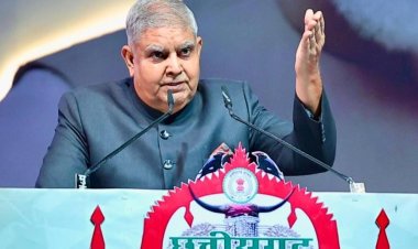 छत्तीसगढ़ देश के लिए एक मिसाल,यहां विकास के नए कीर्तिमान बन रहे : उपराष्ट्रपति जगदीप धनखड़
