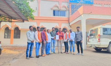 अराजक तत्वों के खिलाफ सख्त कार्रवाई करने पुलिस अधीक्षक को सौंपा गया ज्ञापन