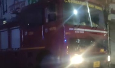 रायपुर के इस इलाके में देर रात लगी आग,काबू पाने करनी पड़ी मशक्कत