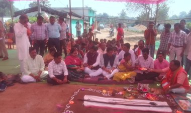 मशान डबरा पहुंचे प्रभारी मंत्री टंकराम वर्मा,प्रधानमंत्री आवास का किया लोकार्पण