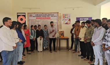 एनएसयूआई ने स्वामी आत्मानंद शासकीय अंग्रेजी माध्यम आदर्श महाविद्यालय,धरमपुरा में मनाई स्वर्गीय इंदिरा गांधी की जयंती