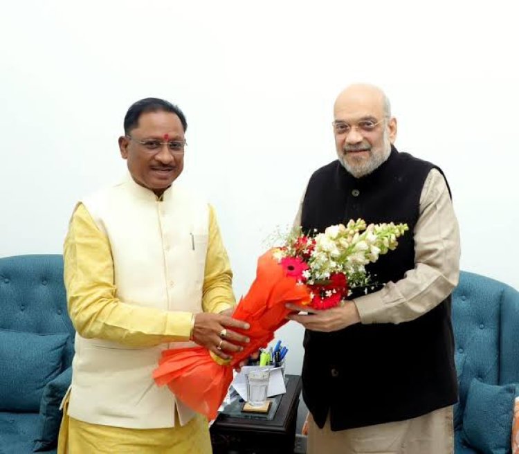 Big Breaking : गृह मंत्री अमित शाह के साथ मुख्यमंत्री साय की महत्वपूर्ण बैठक,नक्सल प्रभावित इलाकों की देंगे रिपोर्ट