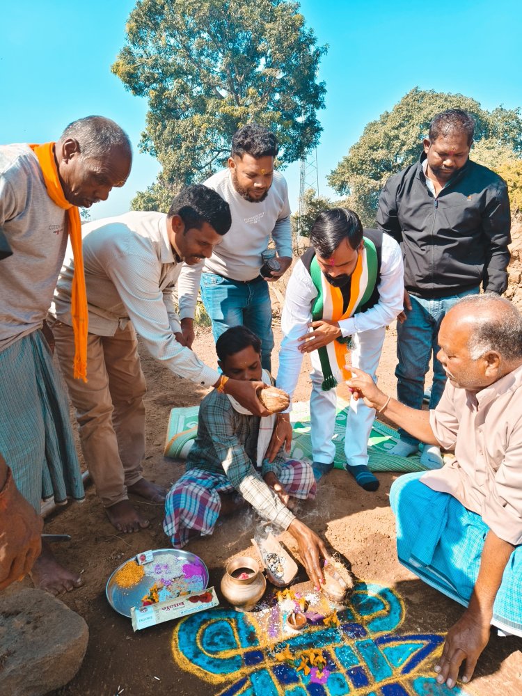 जिला पंचायत उपाध्यक्ष ने बरदुला में किया रंगमंच भवन का भूमिपूजन