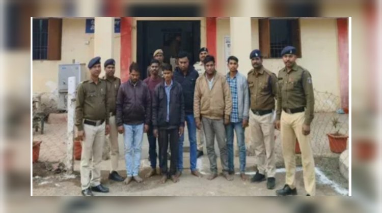 पामगढ़ पुलिस की बड़ी कार्रवाई, 6 मवेशी तस्कर किए गिरफ्तार, 69 मवेशियों को करवाया आजाद