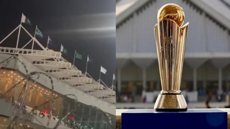 Champions Trophy से पहले पाकिस्तान की फिर एक गिरी हुई हरकत, भारतीय तिरंगे का किया अपमान;