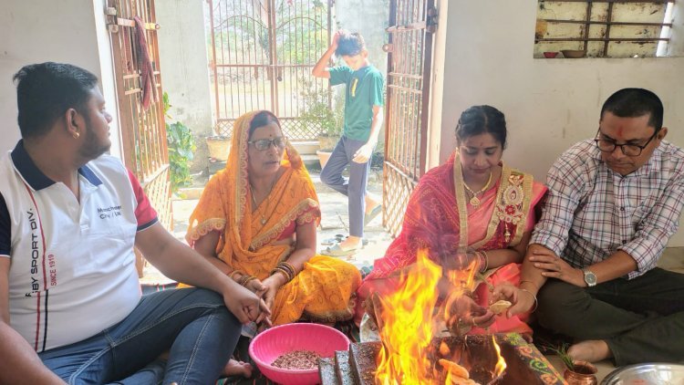 बद्री गार्डन में गूंजे ‘बम-बम भोले’ के जयकारे, भव्य शिव आराधना का हुआ आयोजन