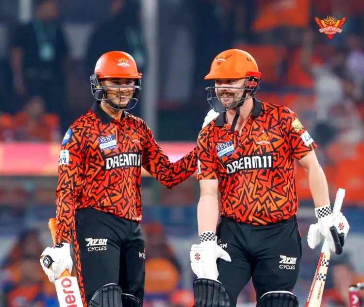 हेड-अभिषेक ने किया रनों का तांडव, SRH ने 8 विकेट से जीता मैच