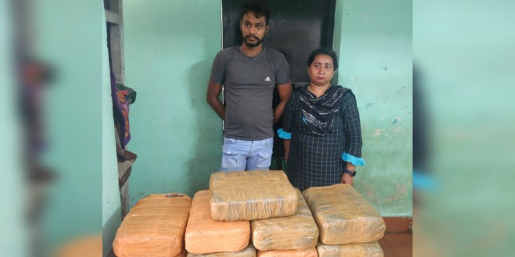 रायपुर में पति-पत्नी के कब्जे से 2 लाख का गांजा जब्त,ओड़िसा के हैं रहने वाले