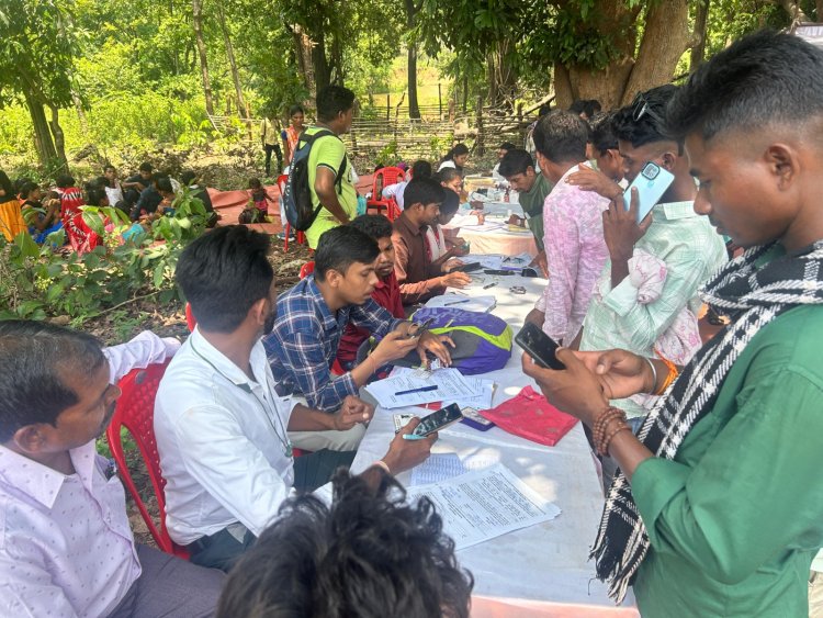 नक्सल प्रभावितों के पुनर्वास के लिए शिविर का आयोजन