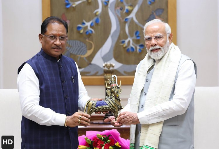प्रधानमंत्री और गृहमंत्री से मिलकर मुख्यमंत्री साय ने दिखाई छत्तीसगढ़ की नई तस्वीर
