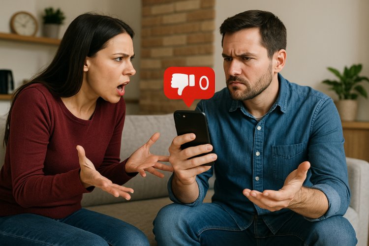 फॉलोअर्स घटने पर थाने पहुँची पत्नी, पति पर लगाए आरोप