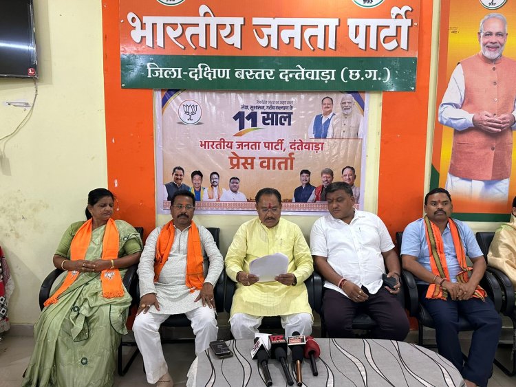 प्रधानमंत्री मोदी के नेतृत्व में 11 वर्ष के ऐतिहासिक कार्यकाल ने देश को समृद्धि और खुशहाली की ओर किया अग्रसर- विक्रम उसेंडी