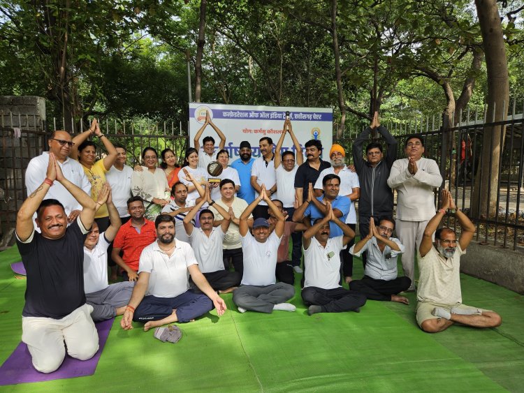 अंतर्राष्ट्रीय योग दिवस पर कैट कार्यालय में योग शिविर का अयोजन हुआ