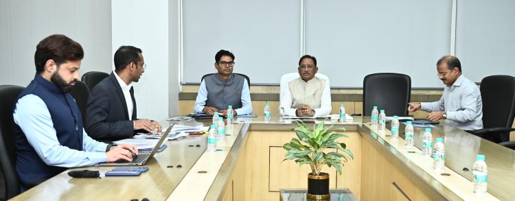 मुख्यमंत्री साय ने ली जीएसटी विभाग की समीक्षा बैठक,सख्ती के दिए निर्देश
