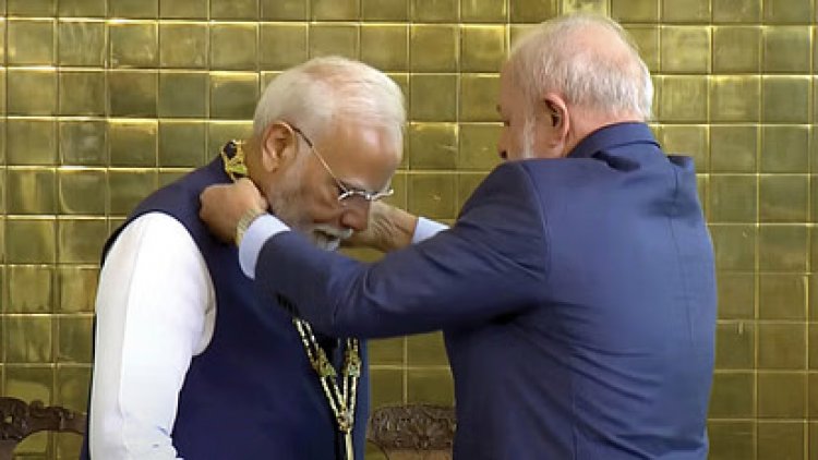 पीएम मोदी को मिला ब्राजील का सर्वोच्च सम्मान