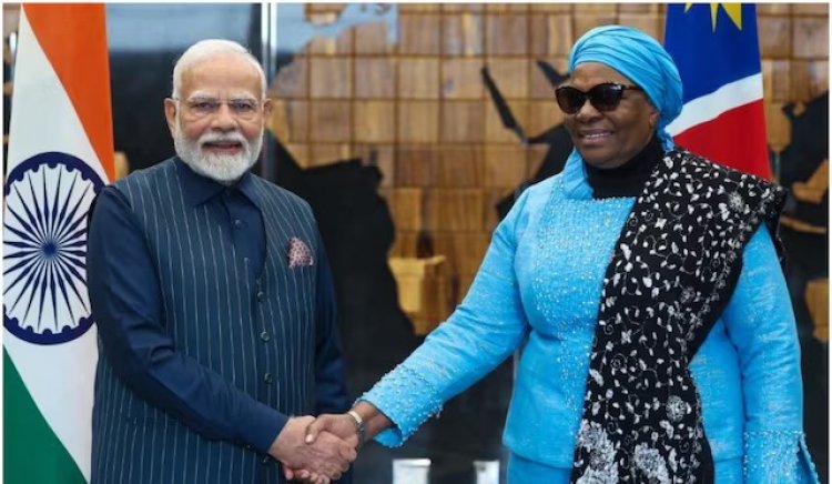 प्रधानमंत्री मोदी को मिला नामीबिया का सर्वोच्च नागरिक सम्मान