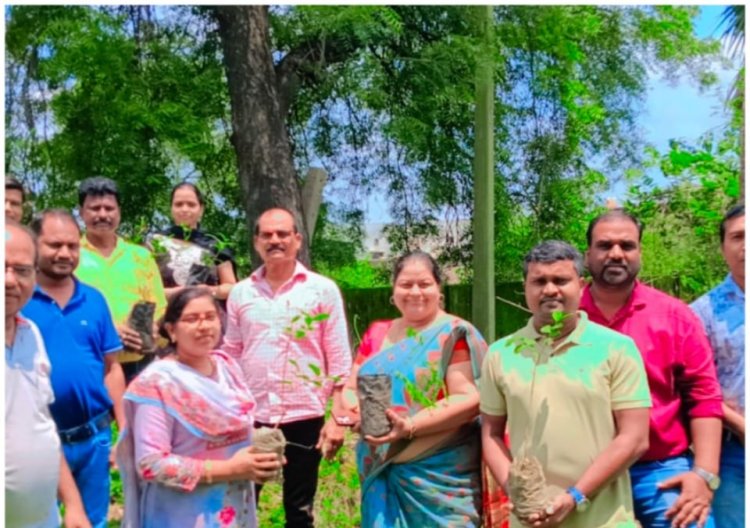 भविष्य की सांसों का बीज: जांजगीर विद्युत विभाग ने चलाया हरियाली संकल्प अभियान