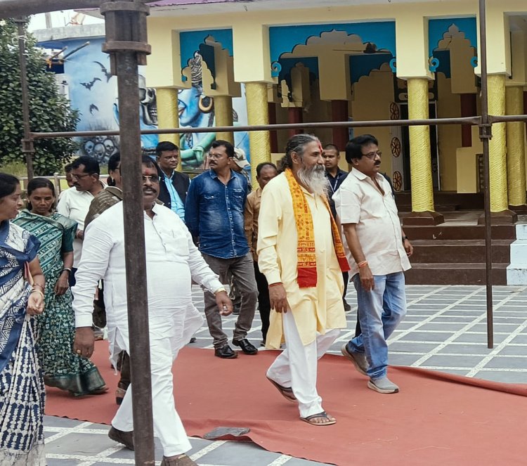 कर्णेश्वर ट्रस्ट ने किया सांसद का आत्मीय स्वागत