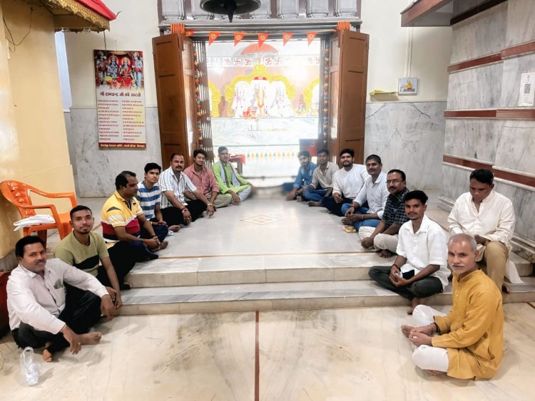 राघव मंदिर में हर मंगलवार को हो रहा सुंदरकांड पाठ का भव्य आयोजन