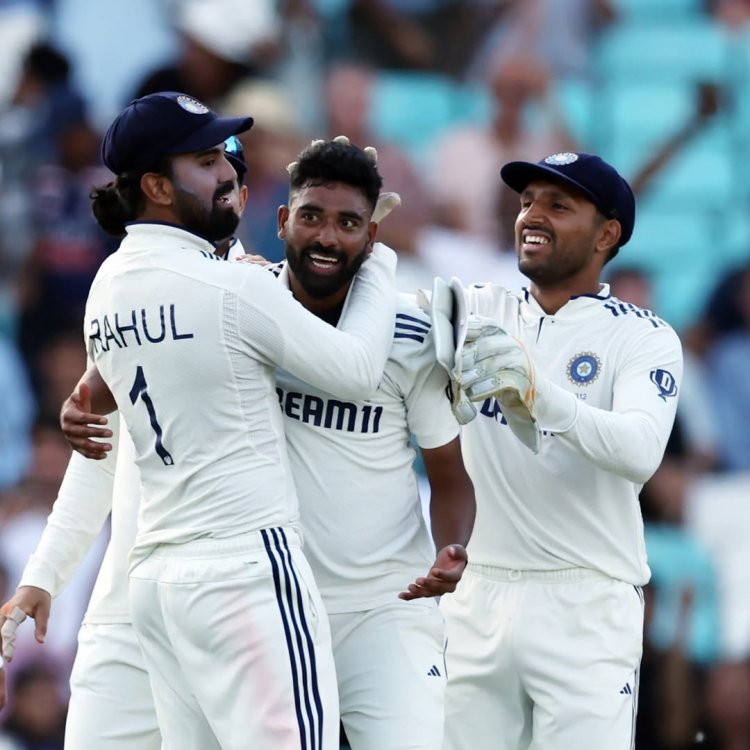 भारत ने इंग्लैंड को दिया 374 रनों का विशाल लक्ष्य, ओवल टेस्ट में रोमांचक फिनाले की उम्मीद