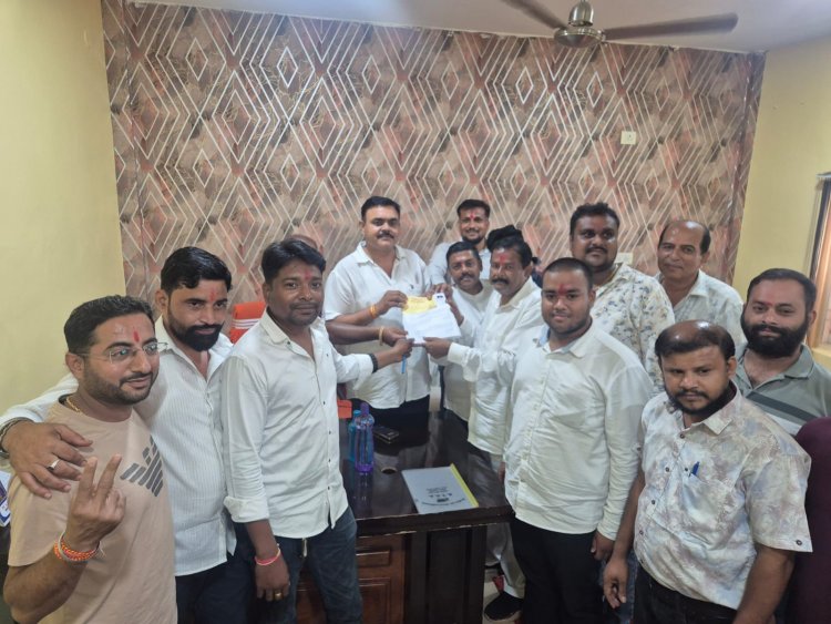 उमेश सिंह पैनल ने माँ दंतेश्वरी के दर्शन कर नामांकन पत्र किया दाखिल