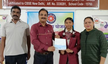 डीएवी छात्रा रितिका वेट्टी ने नेशनल स्पोर्ट्स में जीता स्वर्ण पदक, मिली प्रोत्साहन राशि