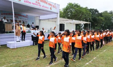 25वीं राज्य शालेय क्रीड़ा प्रतियोगिता का रायगढ़ में हुआ रंगारंग शुभारंभ