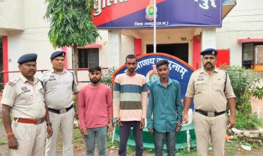 बीड़ी मांगने पर युवक की हत्या,नाले में फेंके थे लाश,तीन आरोपी गिरफ्तार