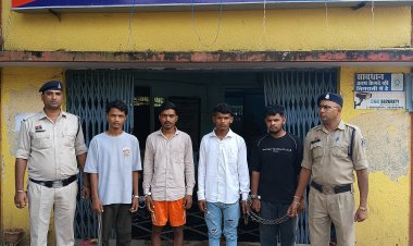 रायपुर में पटाखे फोड़ने को लेकर हुए विवाद में चाकूबाजी,4 आरोपी गिरफ्तार