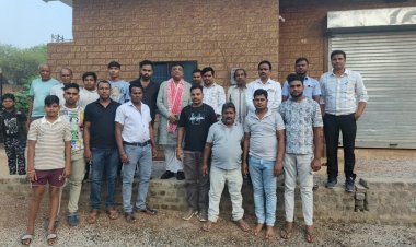 खोखरा ग्राम पंचायत के बाजारपारा में नवीन सीसी सड़क निर्माण का भूमि पूजन संपन्न