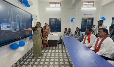 जब बच्चों के साथ बैठकर डिप्टी सीएम विजय शर्मा ने की पढ़ाई