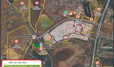 राज्योत्सव का पार्किंग प्लान तैयार,समारोह स्थल तक पहुंचने 6 रूट निर्धारित