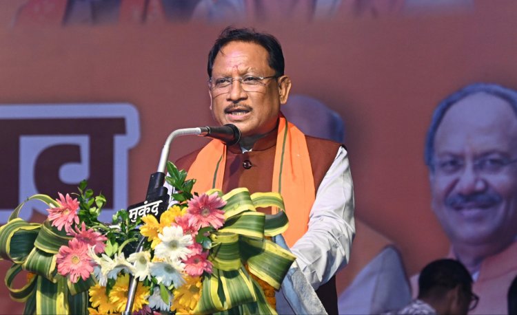 डब्लूआरएस कॉलोनी में 101 फीट के रावण का दहन : सीएम साय ने कहा-सद्मार्ग पर चलने की प्रेरणा देता है विजयादशमी पर्व