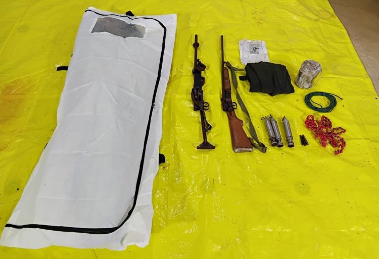 मुठभेड़ में 5 लाख का इनामी नक्सली ढेर,विस्फोटक सामग्री बरामद