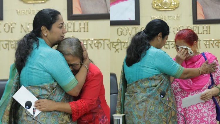 सीएम रेखा गुप्ता ने 11 कोरोना योद्धाओं के परिवारों को सौंपे 1-1 करोड़ के चेक, मृतकों को दी श्रद्धांजलि