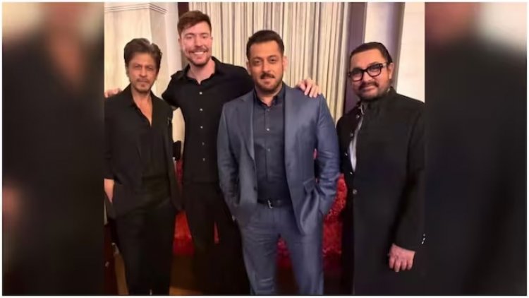 MrBeast का बॉलीवुड के खान ट्रियो से धमाकेदार मिलन: रियाद में SRK, सलमान और आमिर के साथ फोटो वायरल